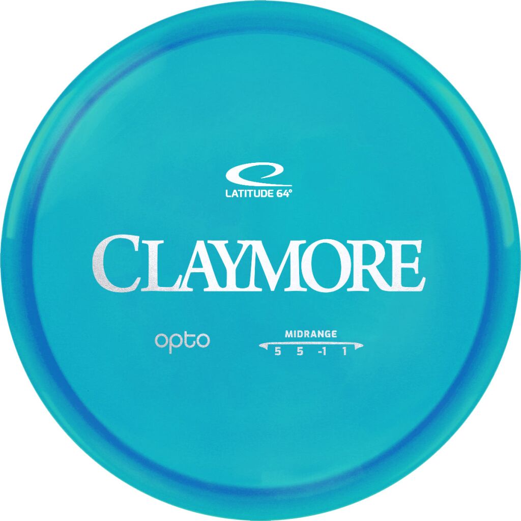 Latitude OPTO CLAYMORE TURQUOISE - frisbeegolf midari (väritön)